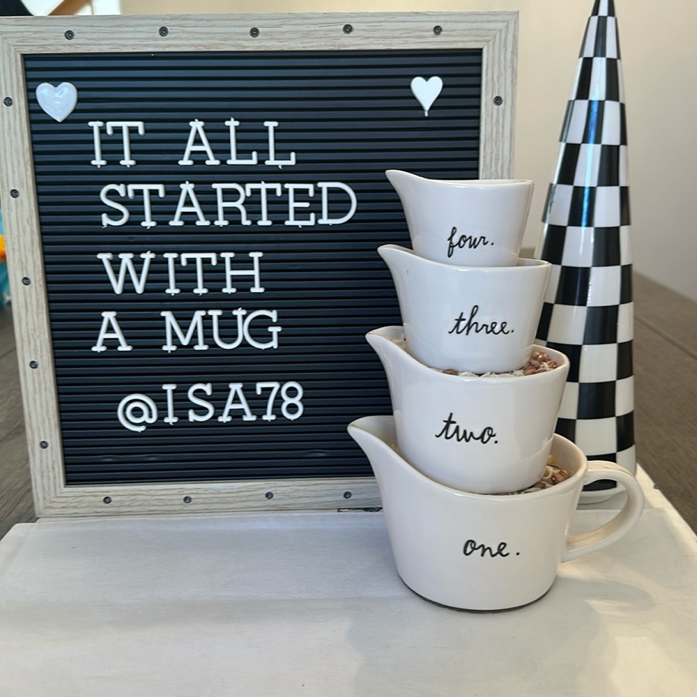 RAE DUNN By Magenta Nesting Measurement Cups